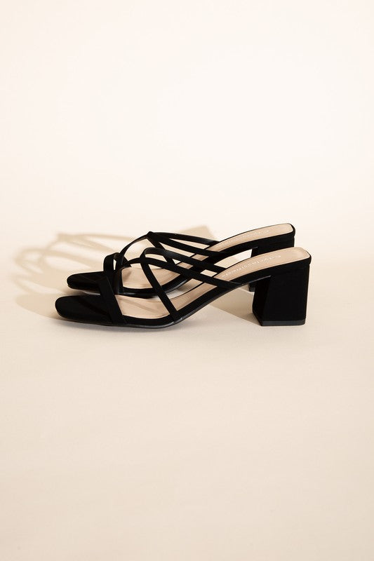 Crimps Mule Sandal Heels