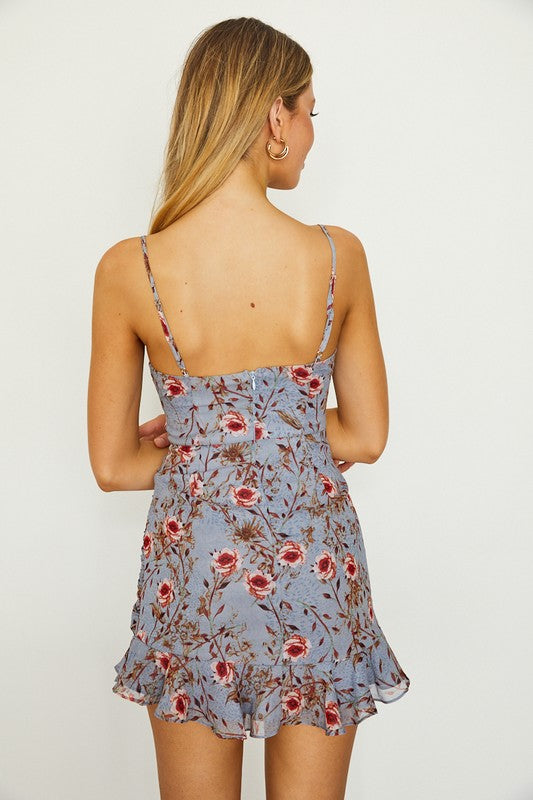 Floral Cami Mini Dress (Shipping Only)