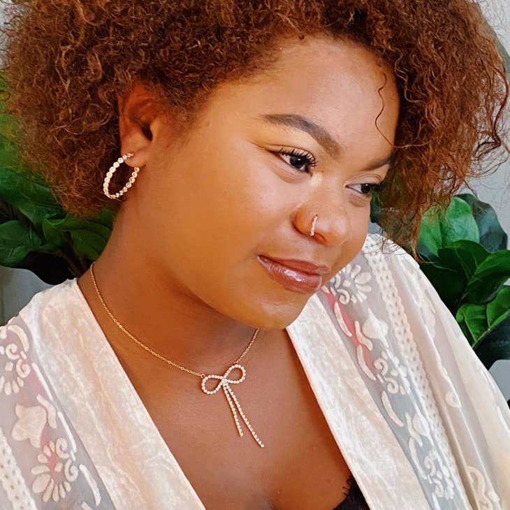 Crystal Hoop Earrings