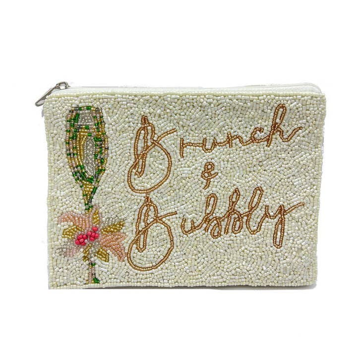 Brunch & Bubbly Beaded Bag