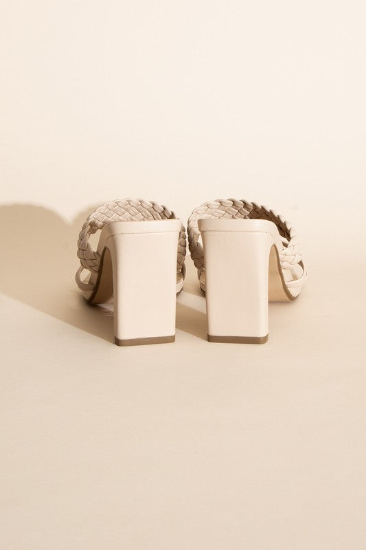 Carmen Braided Heels (Shipping Only)