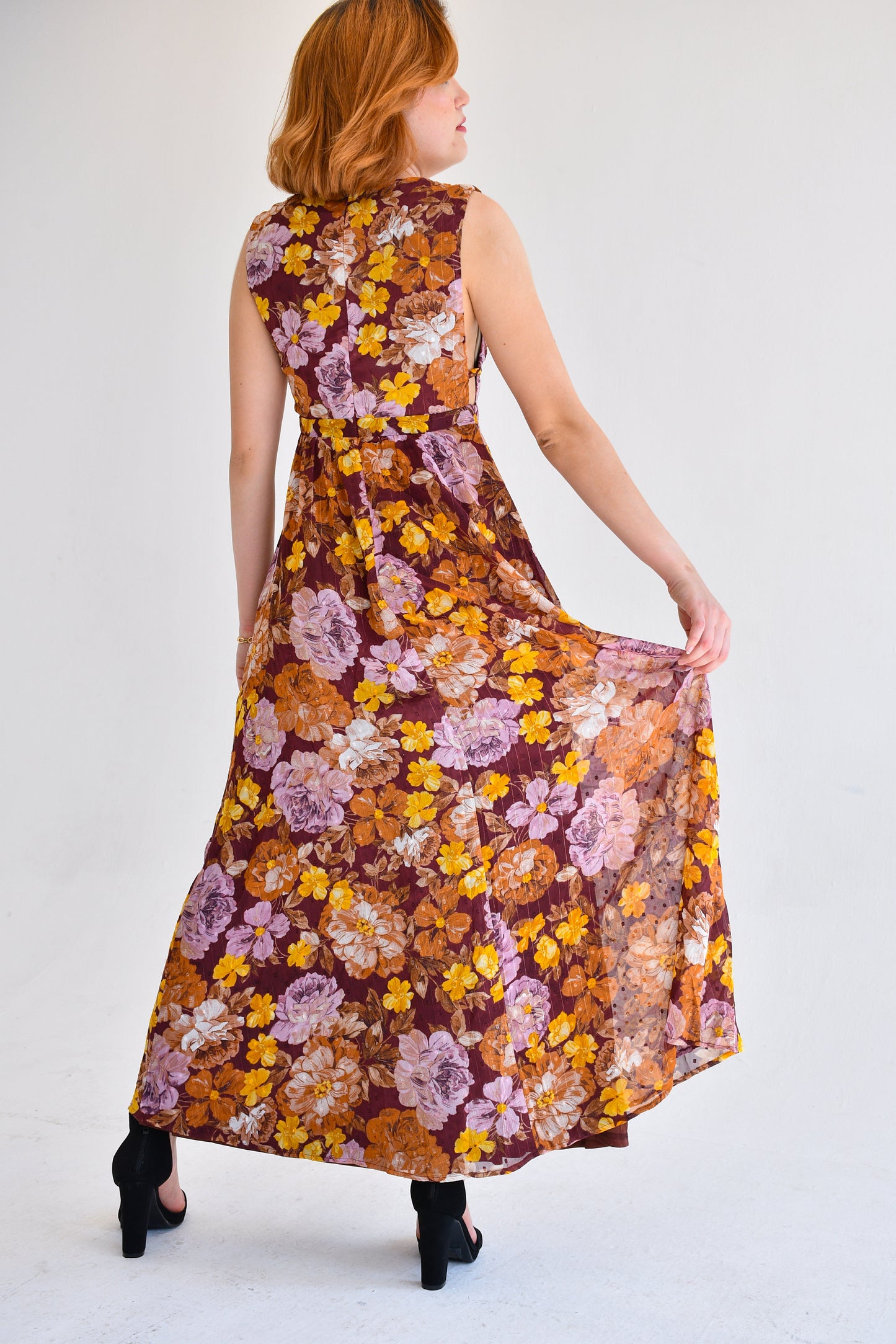 Caprice Multi Floral Maxi Dress