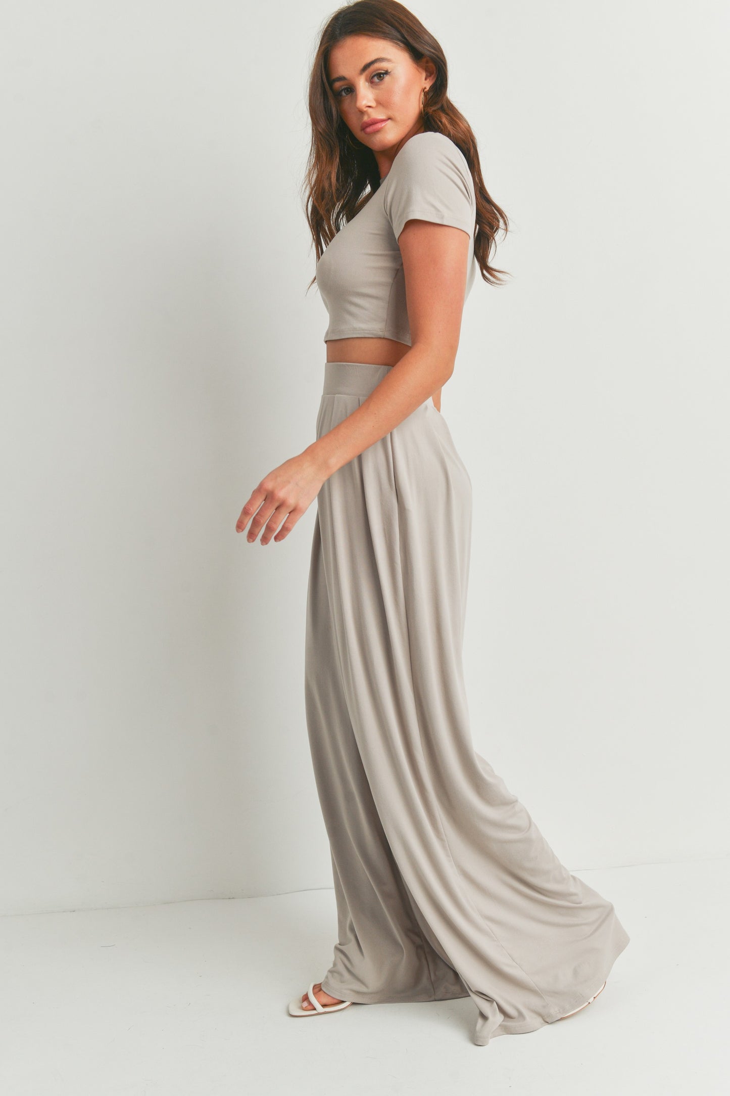 Ribbed Long Pant Set