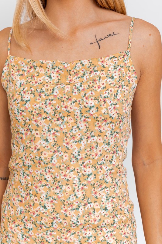 Cowl Neck Cami Dress (Shipping Only)