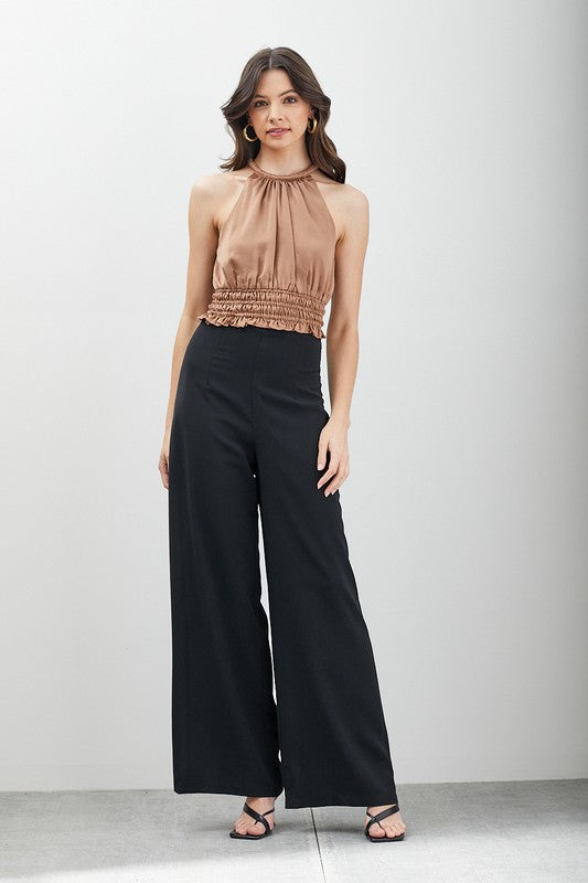 Smocked Waist Halter Top (Shipping Only)