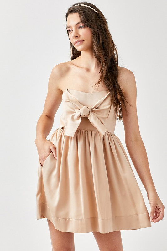 Tie Front Tube Romper (Shipping ONly)