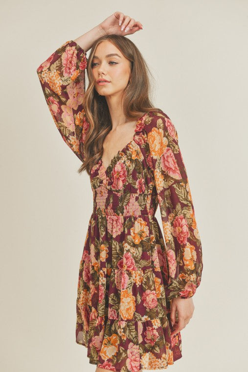 Floral Mini Dress (Shipping Only)
