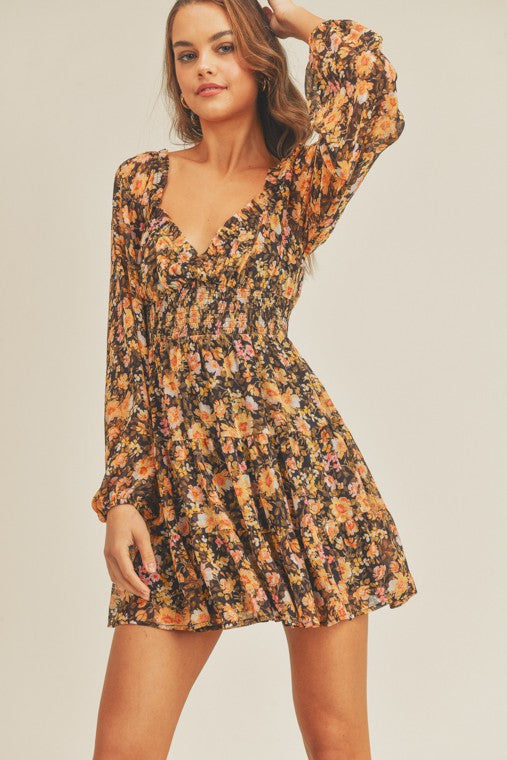 Floral Mini Dress (Shipping Only)