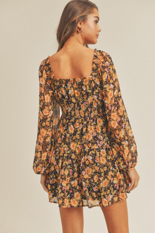 Floral Mini Dress (Shipping Only)