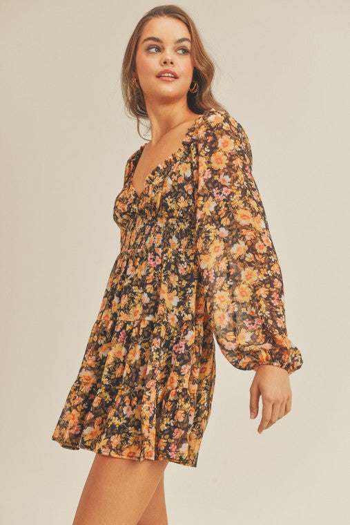Floral Mini Dress (Shipping Only)