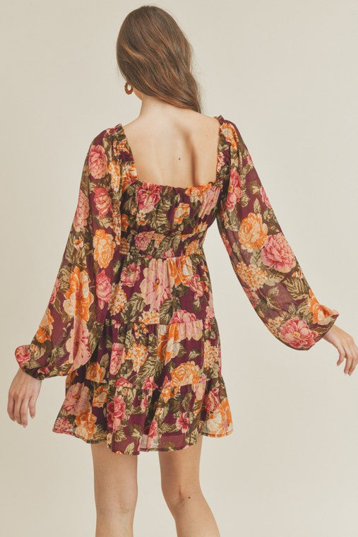 Floral Mini Dress (Shipping Only)
