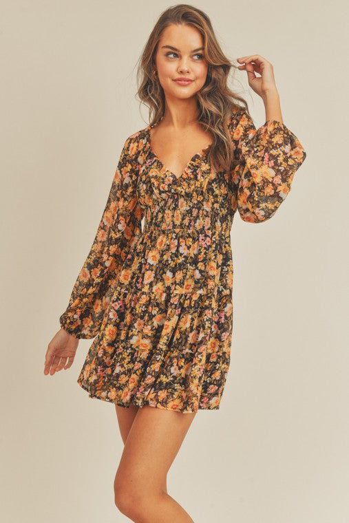 Floral Mini Dress (Shipping Only)