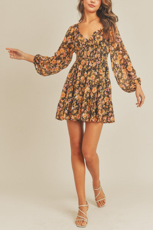 Floral Mini Dress (Shipping Only)