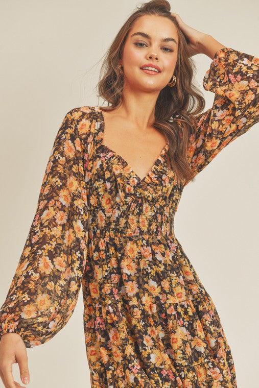 Floral Mini Dress (Shipping Only)