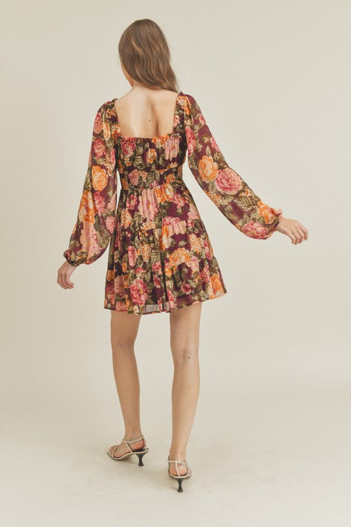 Floral Mini Dress (Shipping Only)