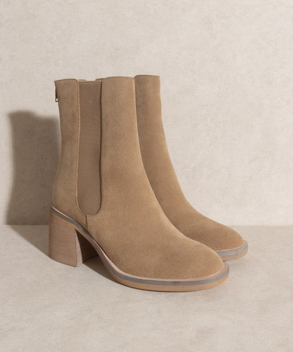 Olivia Chelsea Heel Boots (shipping only)