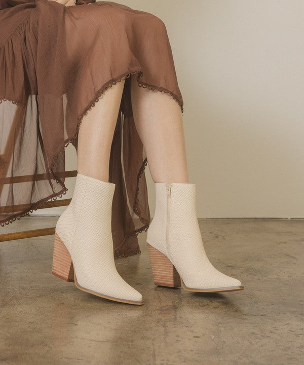 Sonia Western Ankle Boots (Shipping Only)
