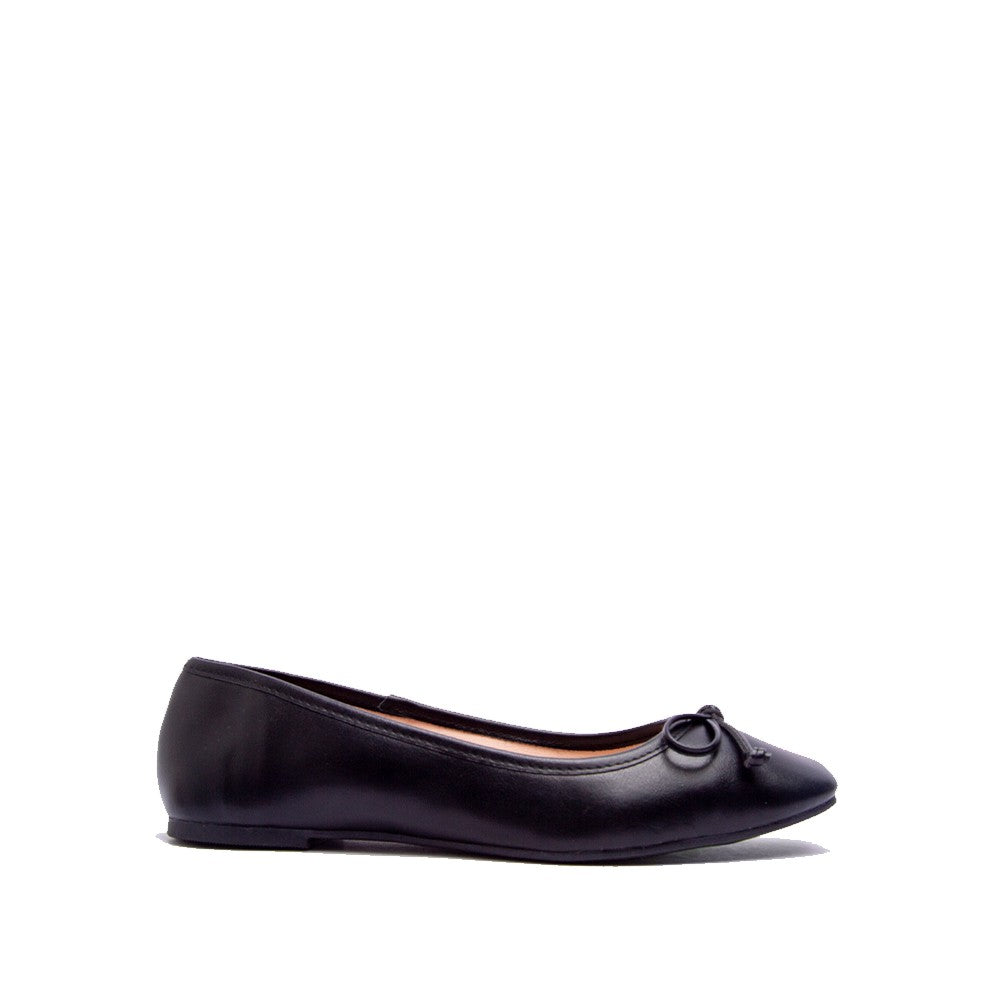 Black Bow Ballet Flat Shoes