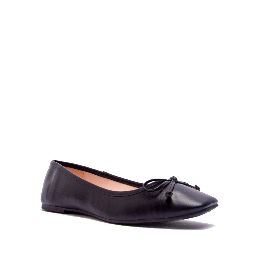 Black Bow Ballet Flat Shoes