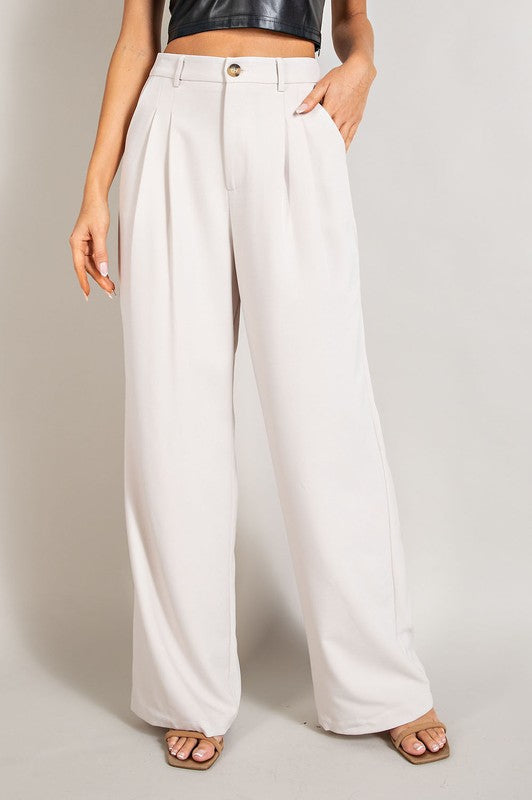 Straight Leg Trouser Pants (Shipping Only)