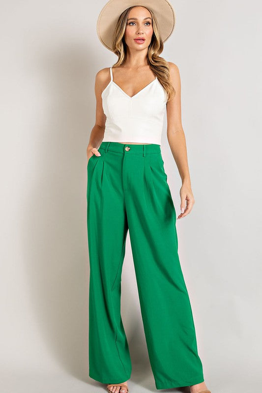 Straight Leg Trouser Pants (Shipping Only)