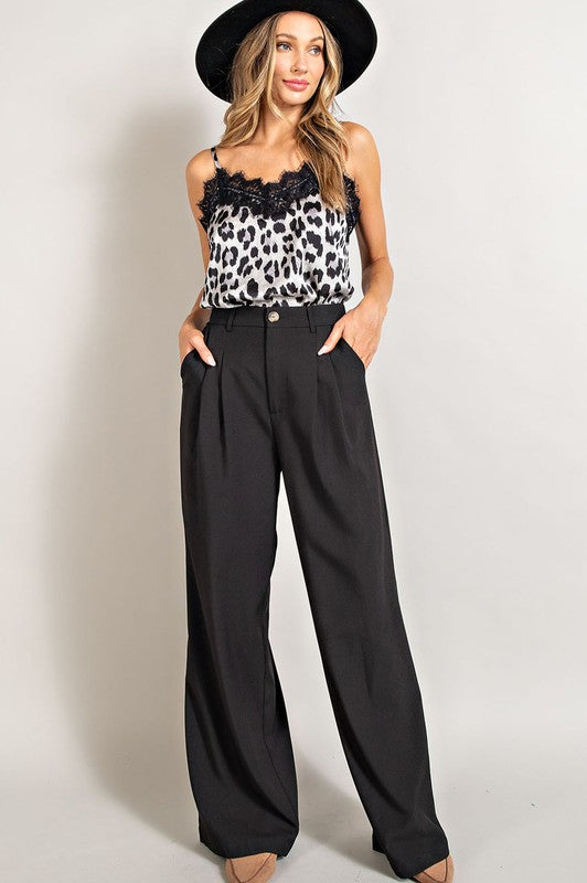 Straight Leg Trouser Pants (Shipping Only)