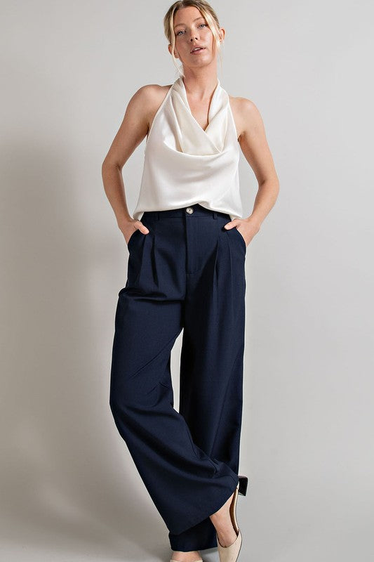 Straight Leg Trouser Pants (Shipping Only)