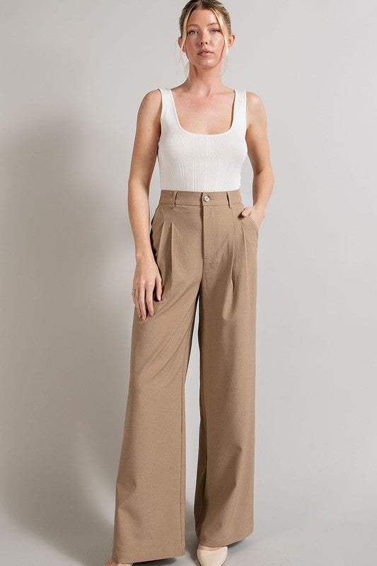 Straight Leg Trouser Pants (Shipping Only)