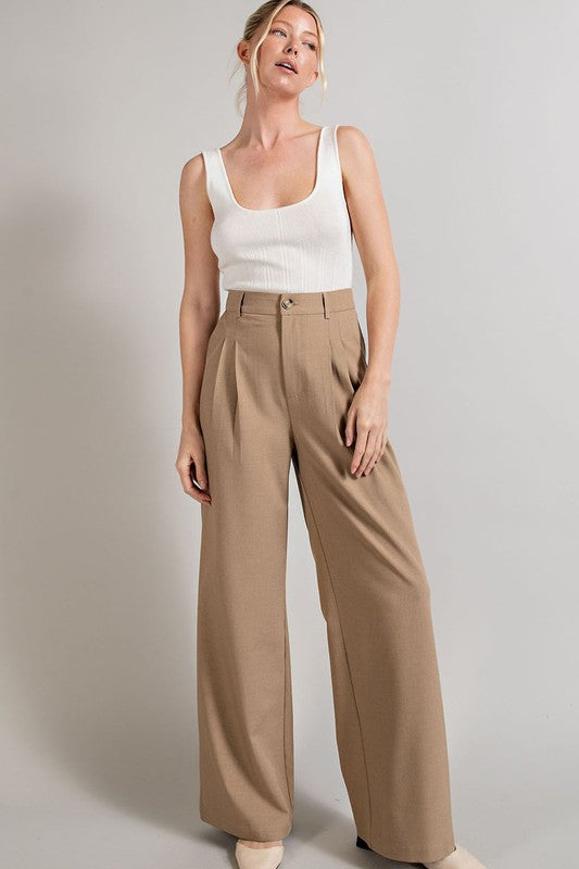 Straight Leg Trouser Pants (Shipping Only)