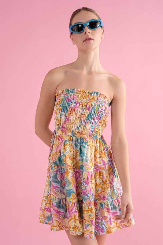 Feels Like Summer Strapless Dress