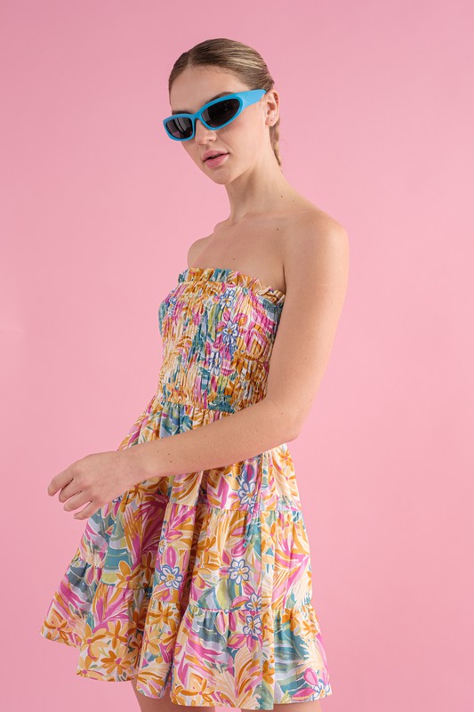 Feels Like Summer Strapless Dress