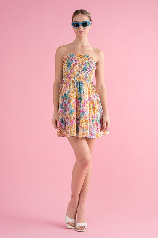 Feels Like Summer Strapless Dress