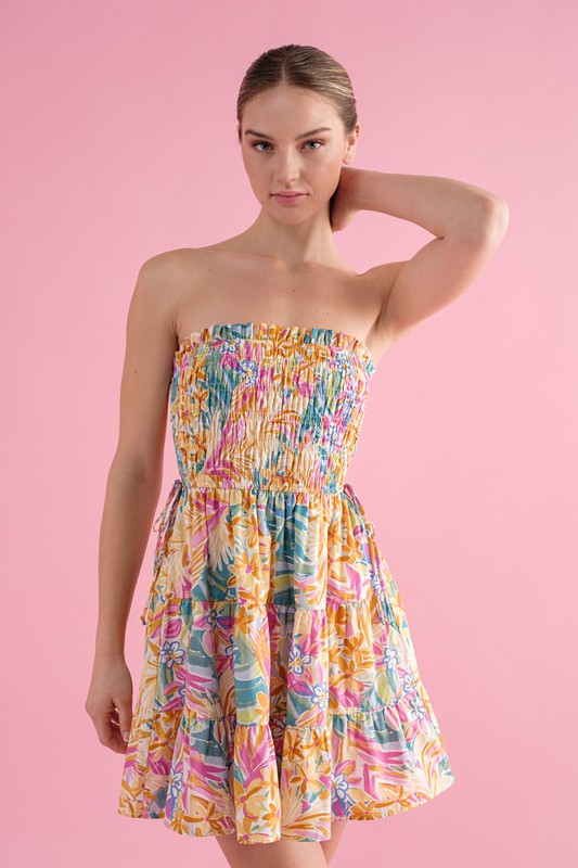 Feels Like Summer Strapless Dress