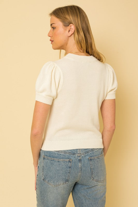 Hello Beautiful Sweater Top (Shipping Only)