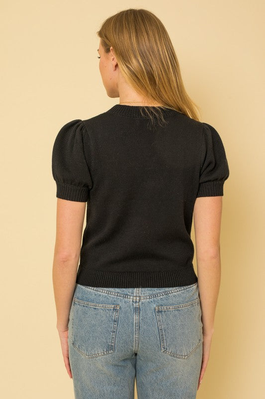 Hello Beautiful Sweater Top (Shipping Only)