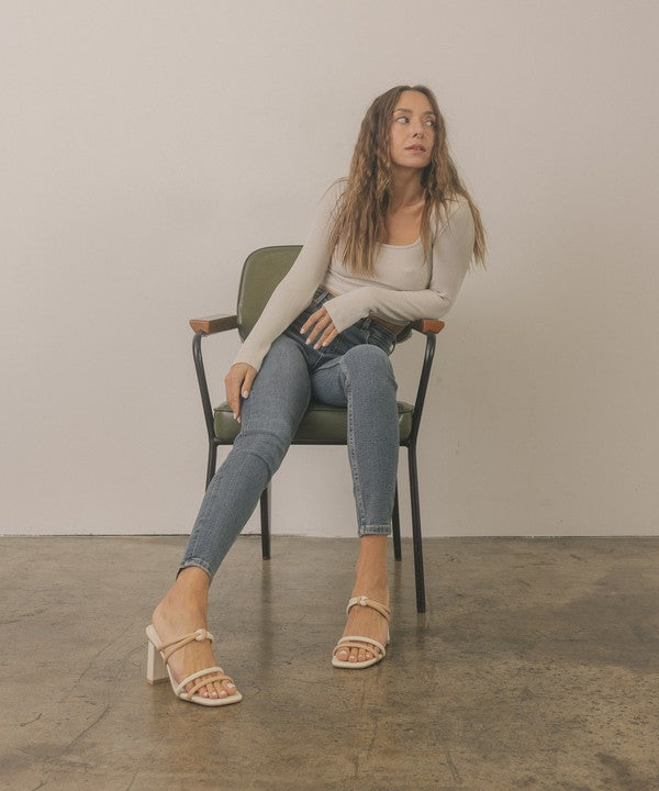 Sawyer Two Strap Summer Heel