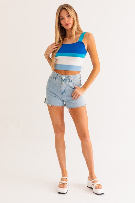 Stripe Knit Tank (Shipping Only)