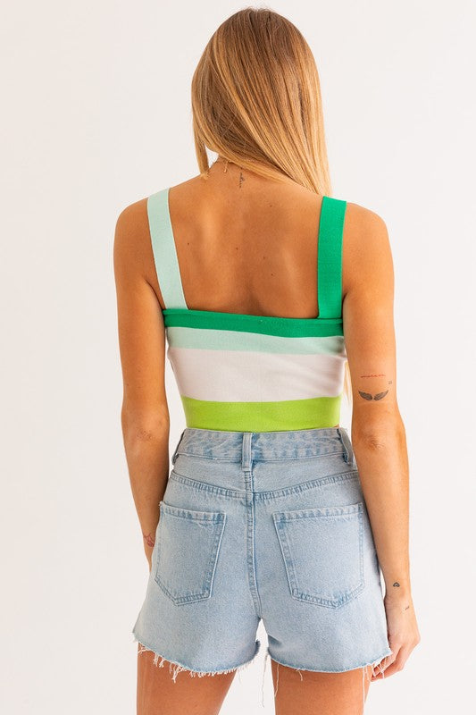 Stripe Knit Tank (Shipping Only)