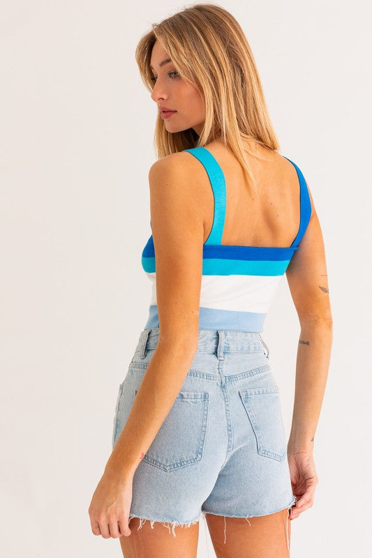 Stripe Knit Tank (Shipping Only)