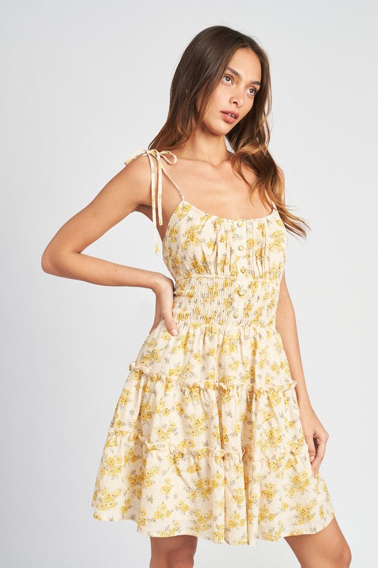 Floral Mini Dress (Shipping Only)