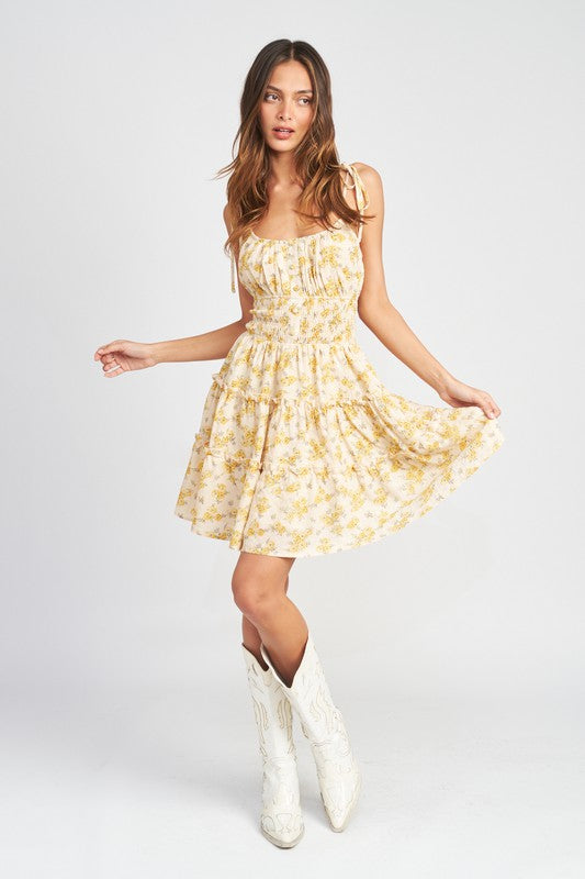 Floral Mini Dress (Shipping Only)