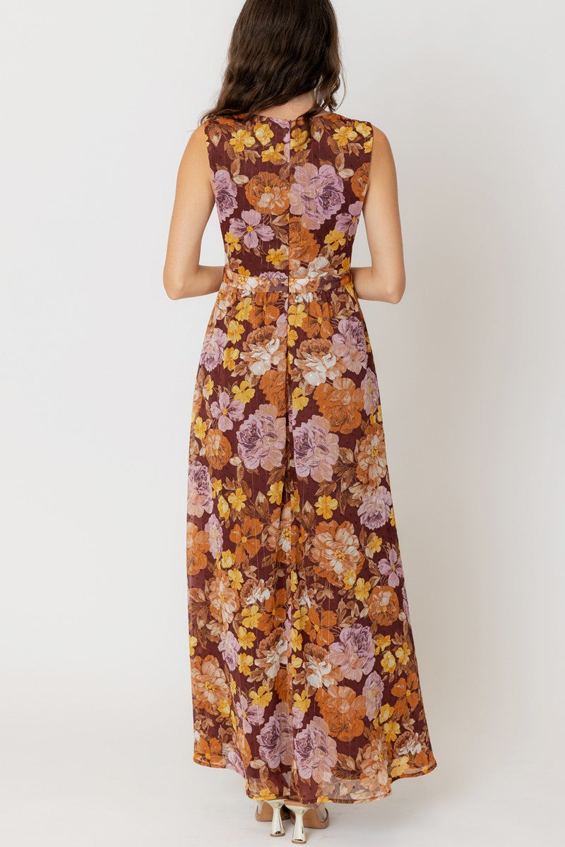 Caprice Multi Floral Maxi Dress