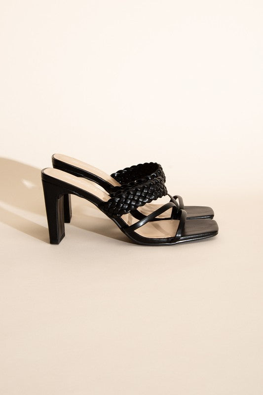 Carmen Braided Heels (Shipping Only)