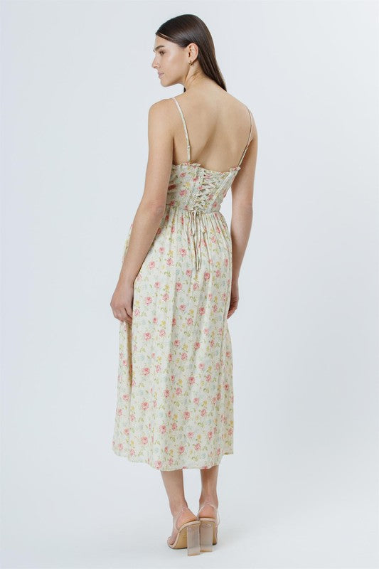 Cottage Core Vintage Floral Dress