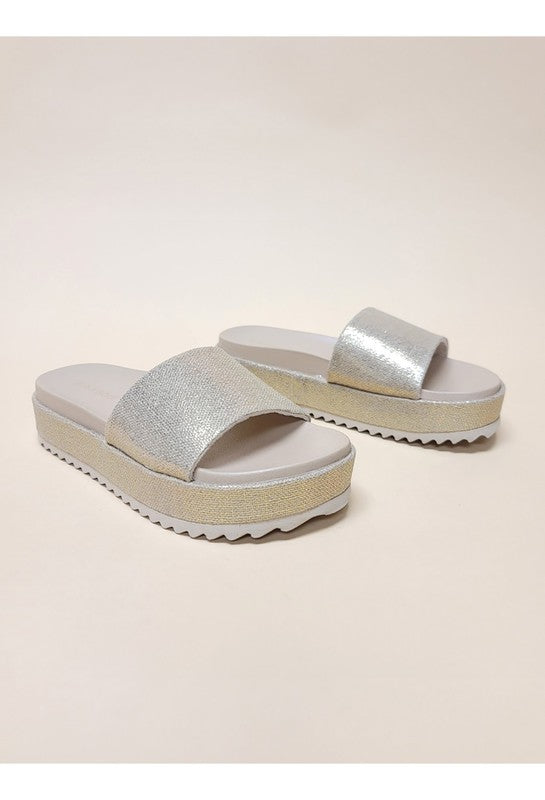 Ney York Glitter Slides