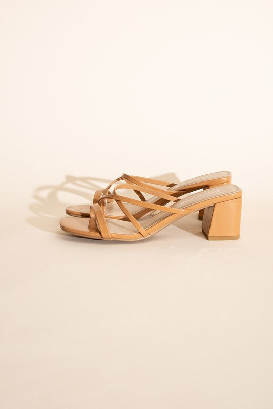 Crimps Mule Sandal Heels