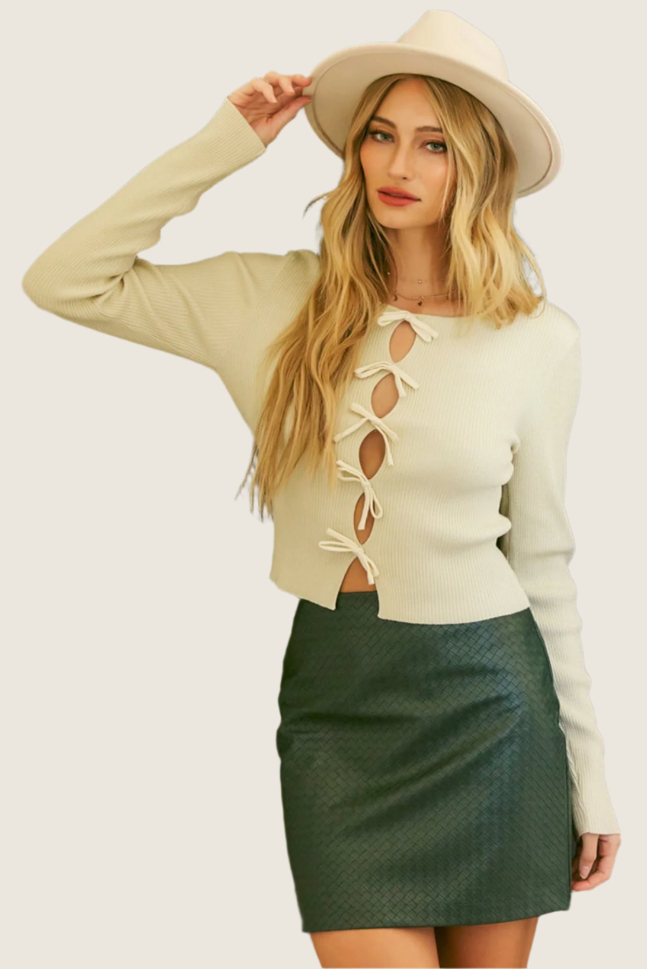 Coquette Metallic Top