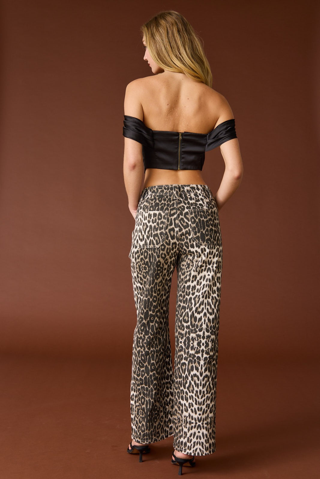 Satin Off Shoulder Corset