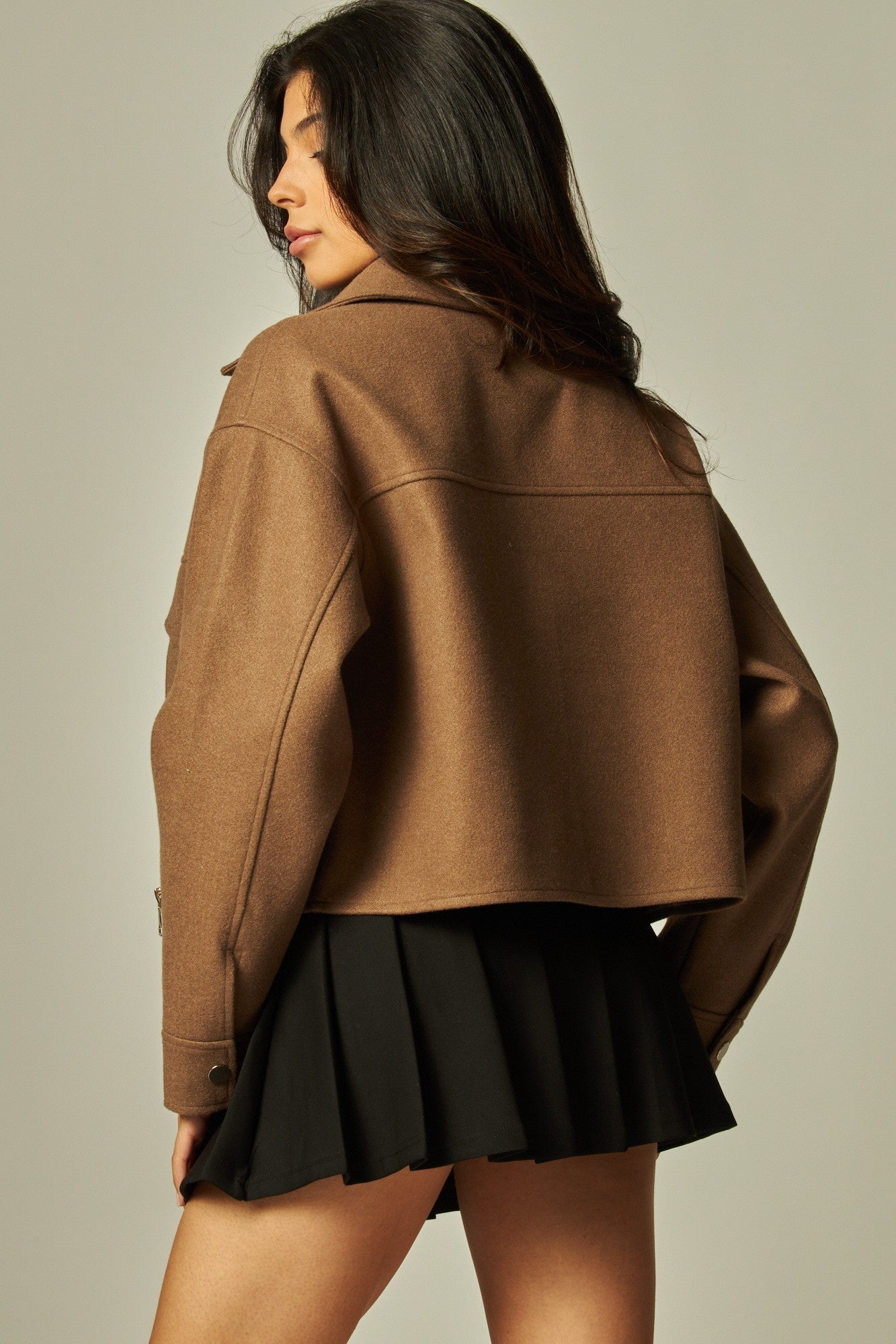 Zip Bomber Wool Jacket