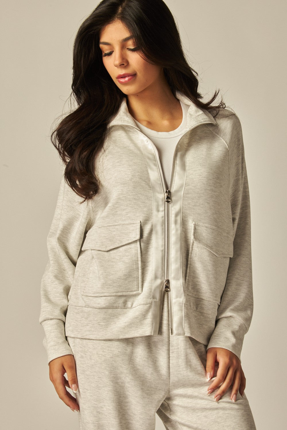 Double Soft Zip Top & Pant Set